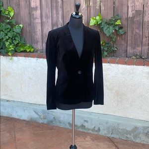 Black Velvet Blazer Zara